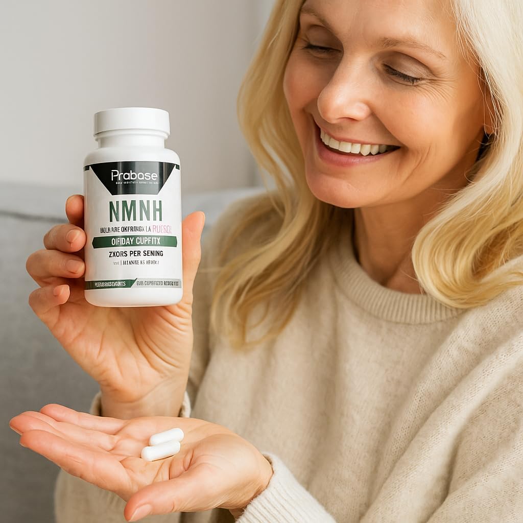 Uthpeak NMNH NAD Supplement 250mg - 60 Cápsulas - Fórmula Premium para el Soporte Cognitivo y el Envejecimiento Saludable