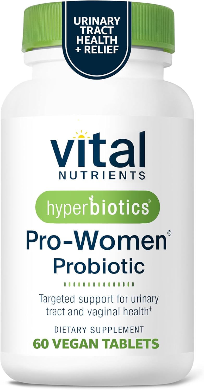 Hyperbiotics Pro Women Probióticos para Mujer | Salud Vaginal y Urinaria | 6 Cepas | 60 Comprimidos Veganos