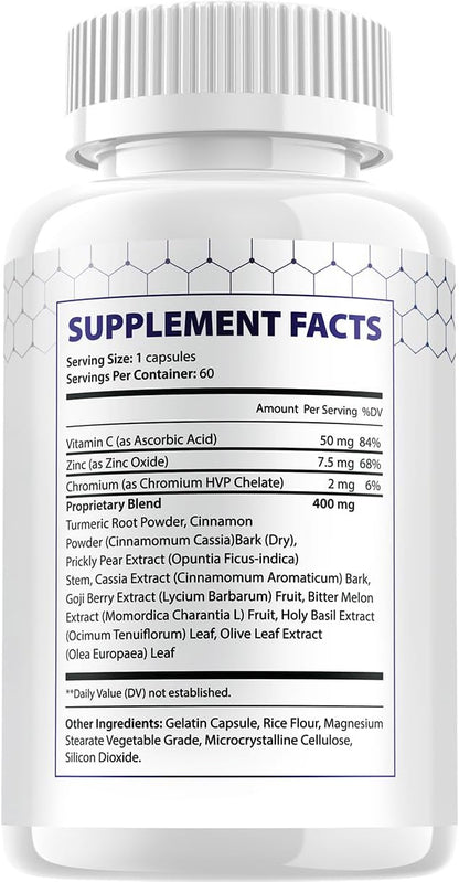 Gluctose Cápsulas – Suplemento Avanzado para Mantener Niveles Saludables, 60 Cápsulas – Image 6