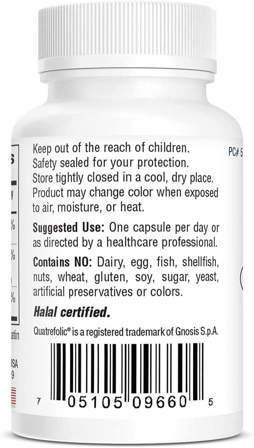 Bio-Tech Pharmacal B6-Ácido Fólico, 100 Cápsulas – Suplemento Alimenticio Natural