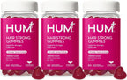 HUM Hair Strong - Suplemento para el Cabello con Biotina, Zinc y Vitaminas B12, 30 Cápsulas Veganas