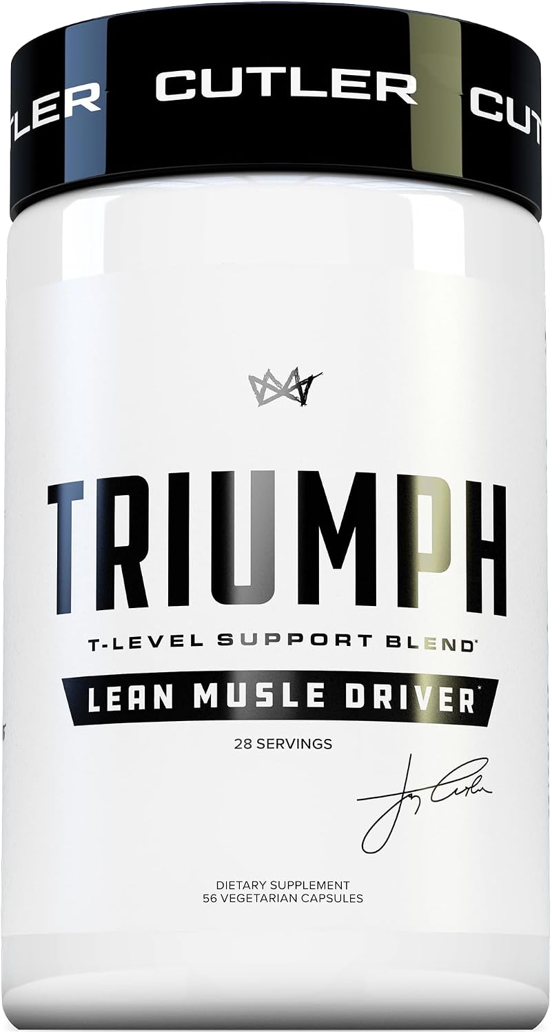 TRIUMPH Testosterone Booster para Hombres – 56 Cápsulas Veganas