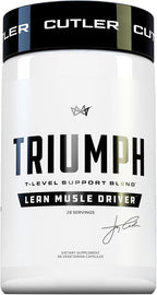 TRIUMPH Testosterone Booster para Hombres – 56 Cápsulas Veganas