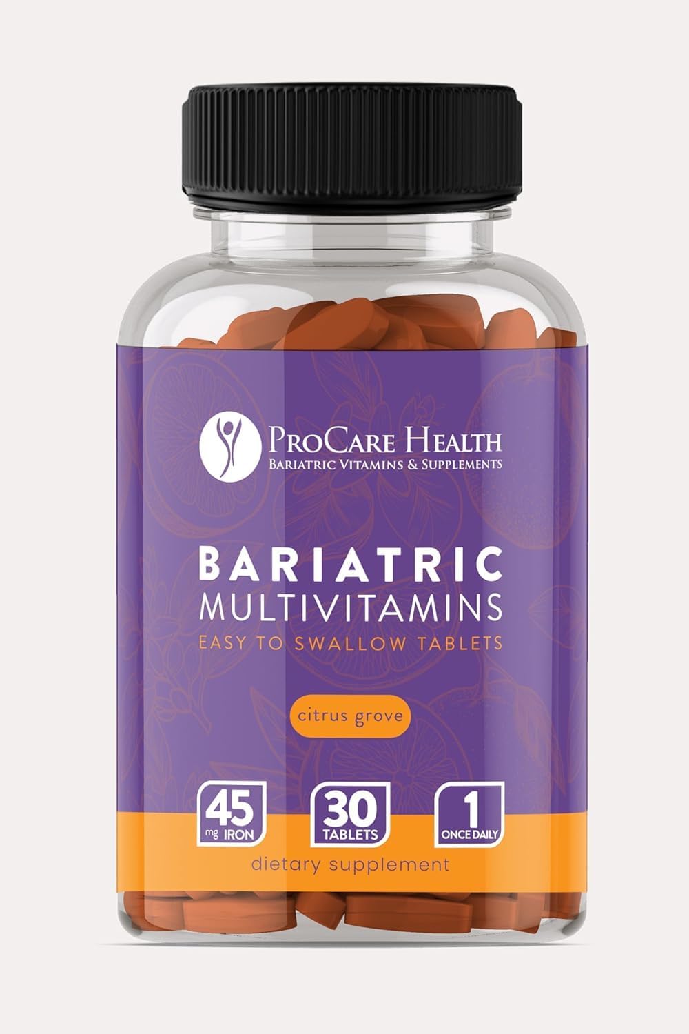 ProCare Health Multivitamínico Bariátrico con Hierro 45mg - 30 Comprimidos Fáciles de Tragar