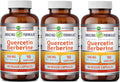 Amazing Formulas Quercetina y Berberina | 250 mg Berberina + 250 mg Quercetina | Cápsulas Vegetales | Sin OGM | Sin Gluten | 90 Cápsulas (Pack de 3)