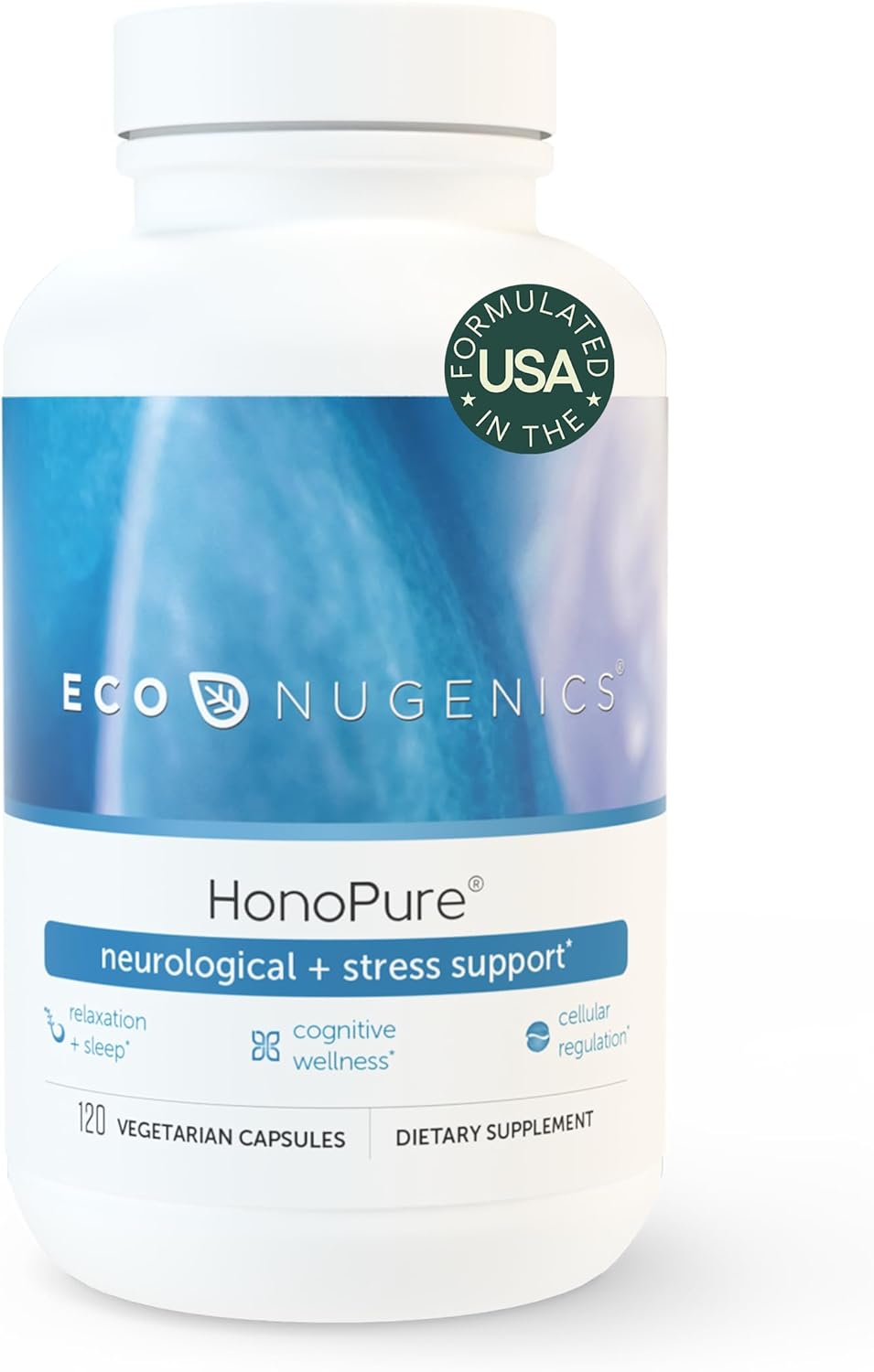 EcoNugenics HonoPure – 120 Cápsulas – 98% Honokiol Puro