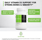 DAVINCI Labs Vitamin D3 5000 IU - Supplement for Bones, Teeth, Cardiovascular Function & Immunity - 120 Capsules