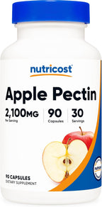 Nutricost Pectina de Manzana Cápsulas 2100mg por dosis, 90 Cápsulas