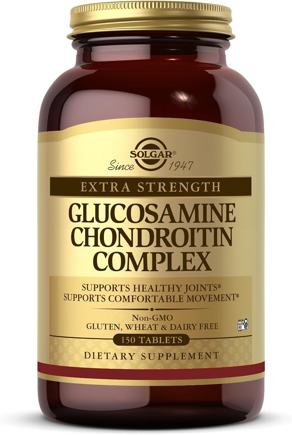 Solgar – Extra Strength Glucosamina Condroitina Complejo, 75 Comprimidos