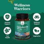 Lactoferrina 250mg y Monolaurina 1000mg - Complemento para la Salud Digestiva e Inmune - 60 Cápsulas