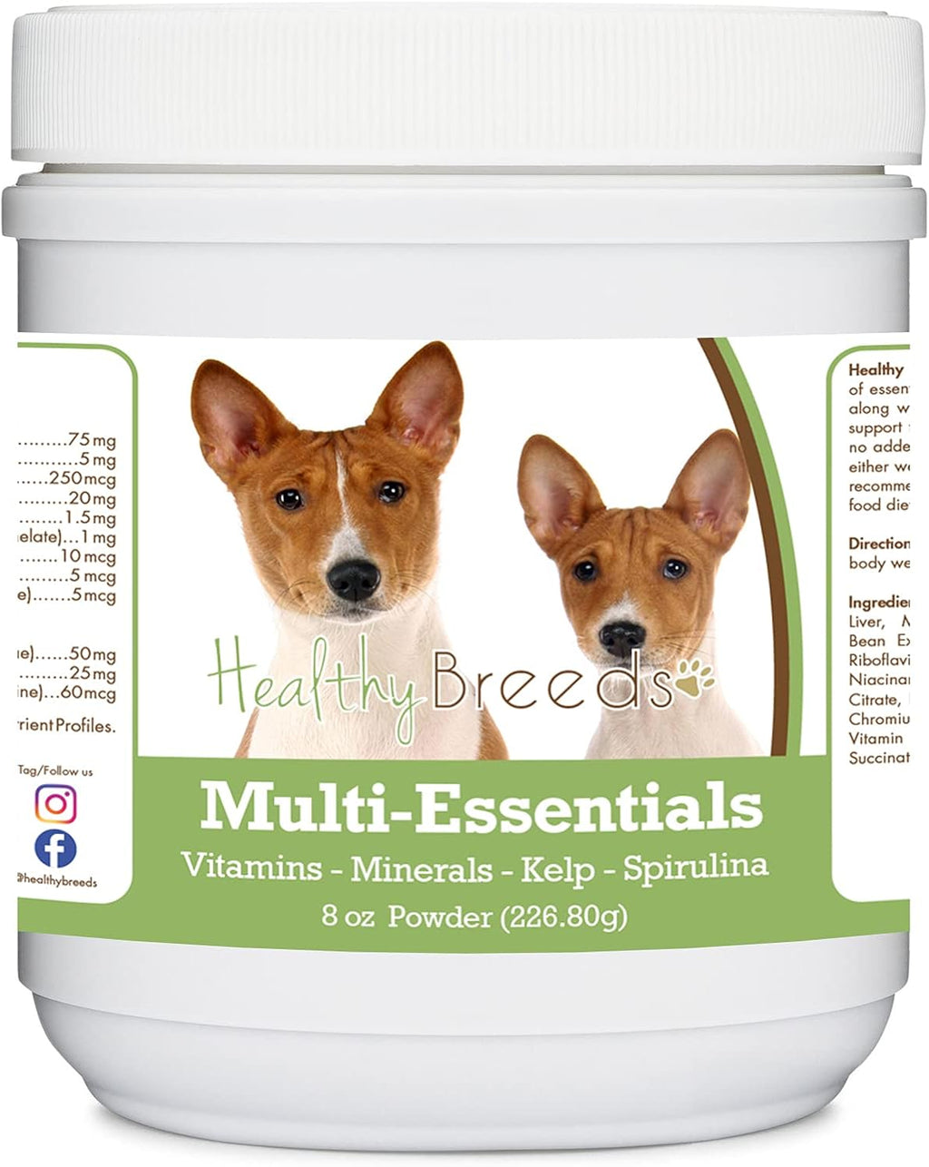 Healthy Breeds Basenji Multi-Essentials Powder for Dogs - 227 g