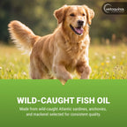 Vetoquinol Triglyceride Omega - Aceite de Pescado para Perros y Gatos - 60 Cápsulas