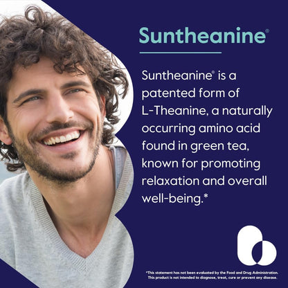 BESTVITE Double Strength Suntheanine L-Teanina 200mg - 120 Cápsulas Vegetales (2x60) – Image 2