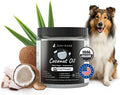 kin+kind Aceite de Coco Orgánico para Mascotas - Extra Virgen Prensado en Frío - 16 oz
