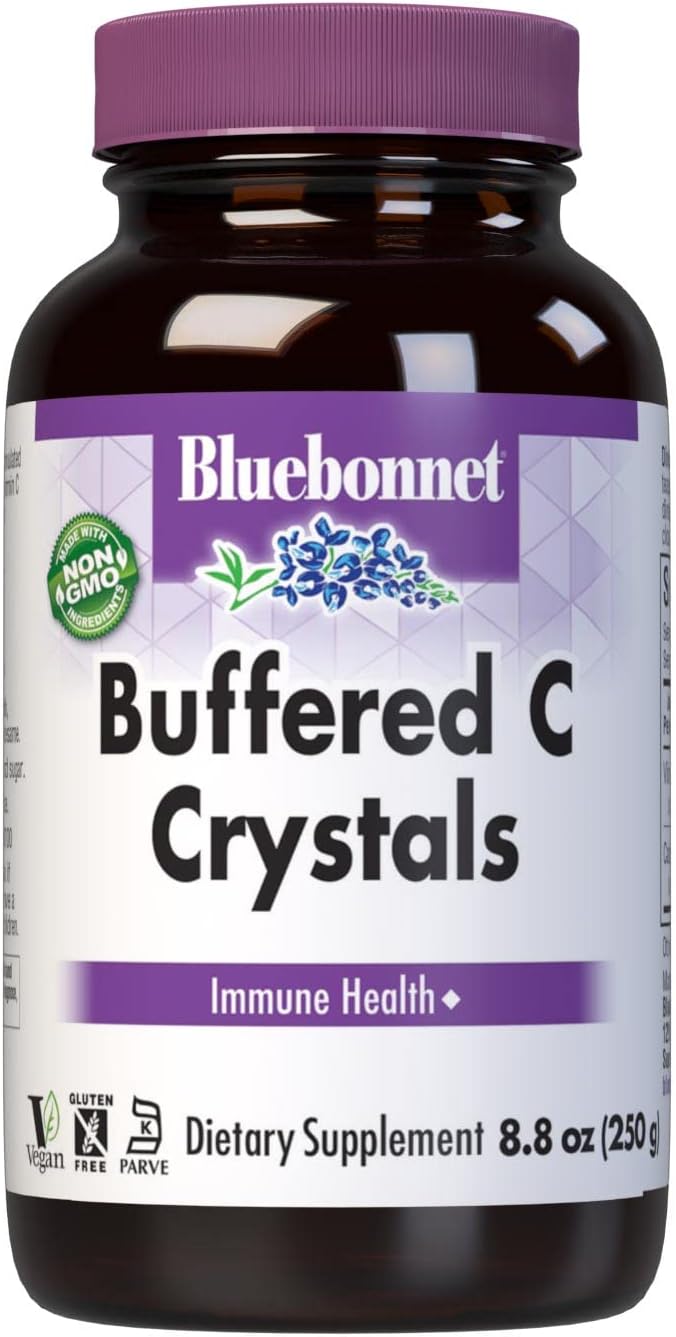 Bluebonnet Nutrition Polvo de Vitamina C Tamponada, 250 g