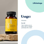 LifeVantage Rise AM - Suplemento Multinutriente Avanzado con Timewise Nutrient Delivery (60 comprimidos)