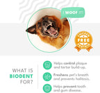 Natural PET Biodent Complemento Nutricional para Perros, Sabor Pollo y Finas Hierbas, 30 Sobres