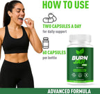 (5 Paquetes) Burn Jar Pro - Cápsulas de Sal Rosa BurnJar Pro, Fórmula Avanzada, 300 Cápsulas para 5 Meses
