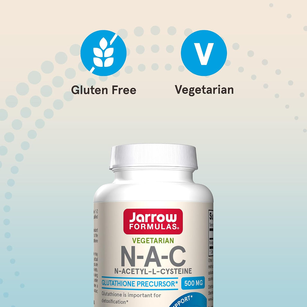 Jarrow Formulas N-A-C 500 mg, 60 Cápsulas Vegetales