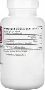 Ecological Formulas All Thiamine Vitamina B1 50 mg, 2 x 60 Cápsulas