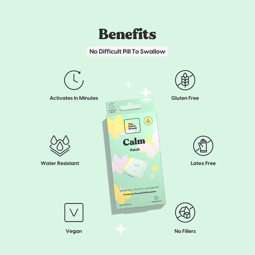 The Patch Brand Calm Patches – Parches de Calma y Relajación