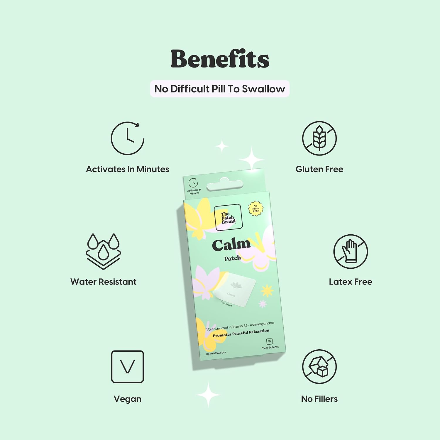 The Patch Brand Calm Patches – Parches de Calma y Relajación