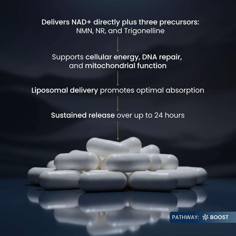 Renue By Science NAD+ Complete – 120 Cápsulas Liposomales con NMN, NR y Trigonelina