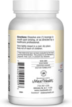 Maxi Health Triple B Lozenges - Vitamina B12, B6 y Biotina - Sabor Fresa - 90 Comprimidos Masticables - Kosher