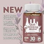 Drop The Craving Gominolas para Dejar el Alcohol - Apoyo contra Antojos y Efecto Calmante - 60 Gominolas
