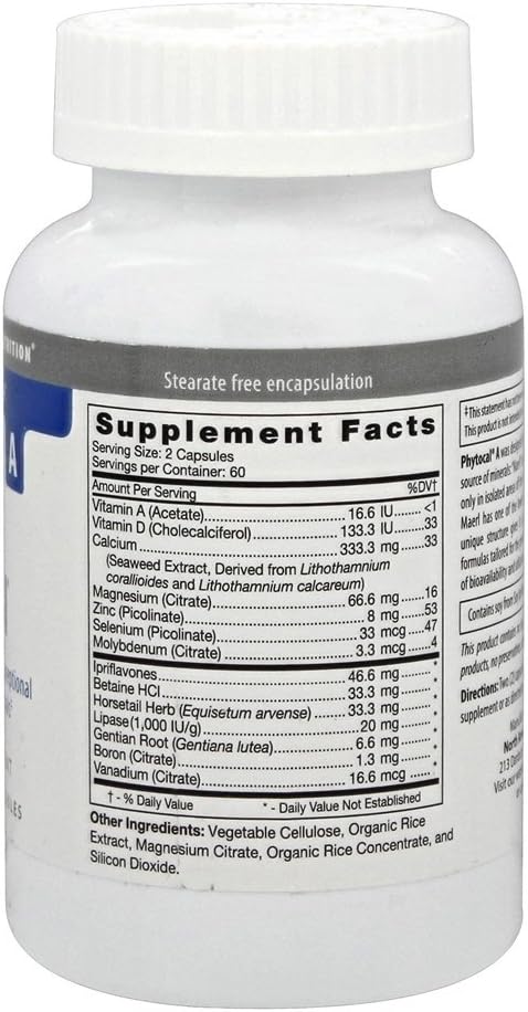 D'Adamo Personalized Nutrition Phytocal A, 120 cápsulas