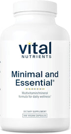 Vital Nutrients Minimal and Essential Multivitamin, 180 Cápsulas