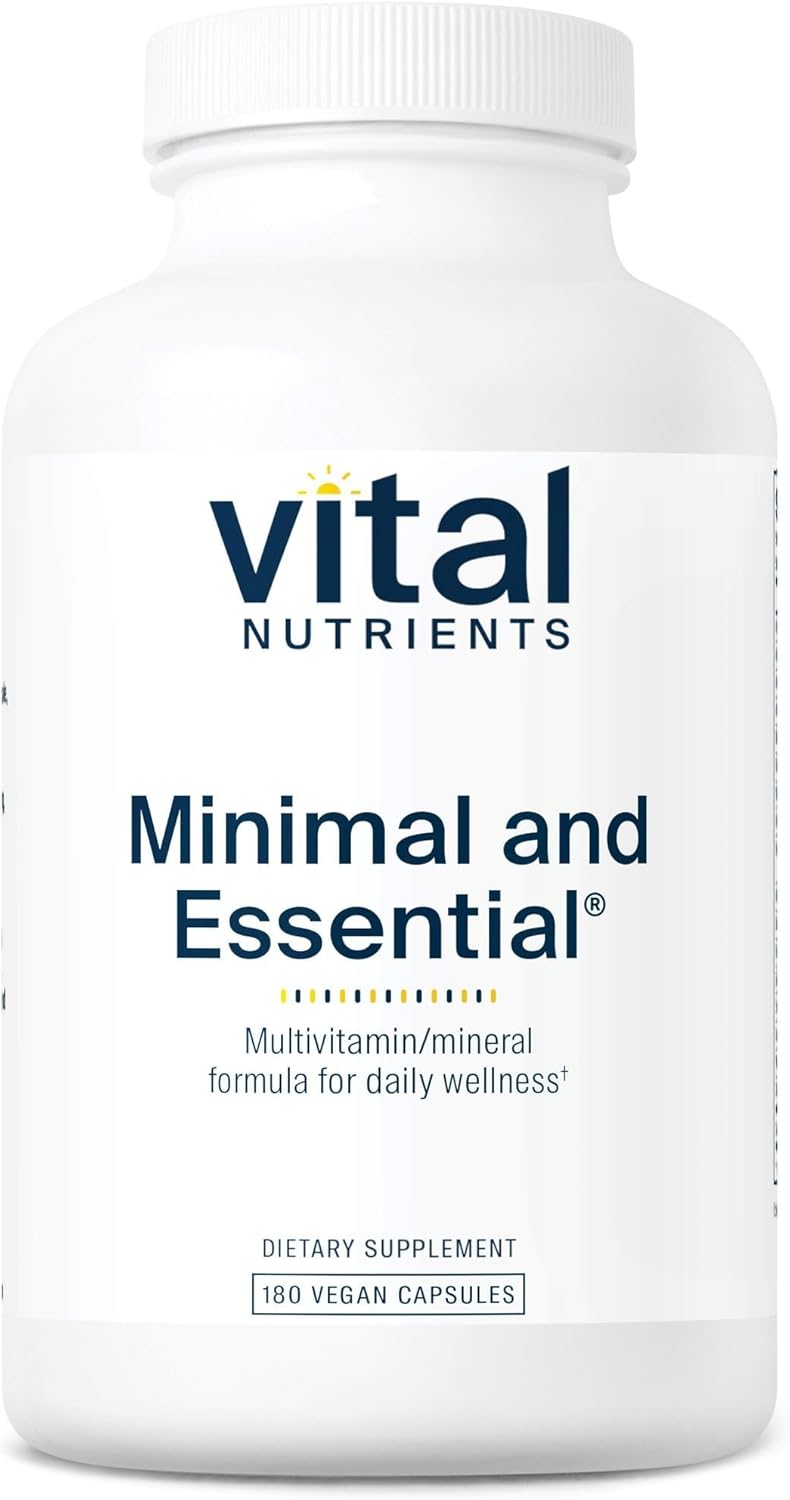 Vital Nutrients Minimal and Essential Multivitamin, 180 Cápsulas