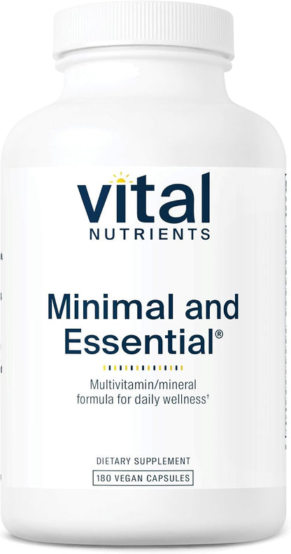 Vital Nutrients Minimal and Essential – Apoyo metabólico: Las vitaminas del grupo B contribuyen al metabolismo – Image 1