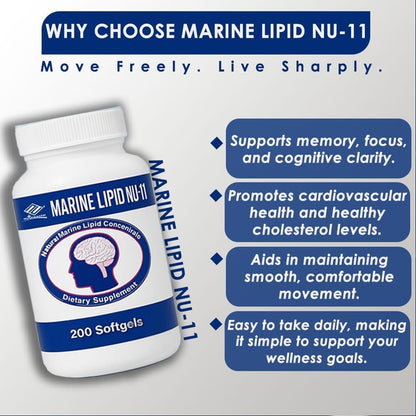 Nu Health Marine Lipid NU-11 Omega 3 Fish – Aceite de linaza y aceite de onagra: Fuentes de ácidos grasos – Image 5