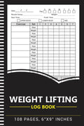 Cuaderno de Registro de Entrenamiento de Pesas: Seguimiento de Progreso, Medidas, Ejercicios, Cardio y Metas - 108 Páginas, 15x23 cm