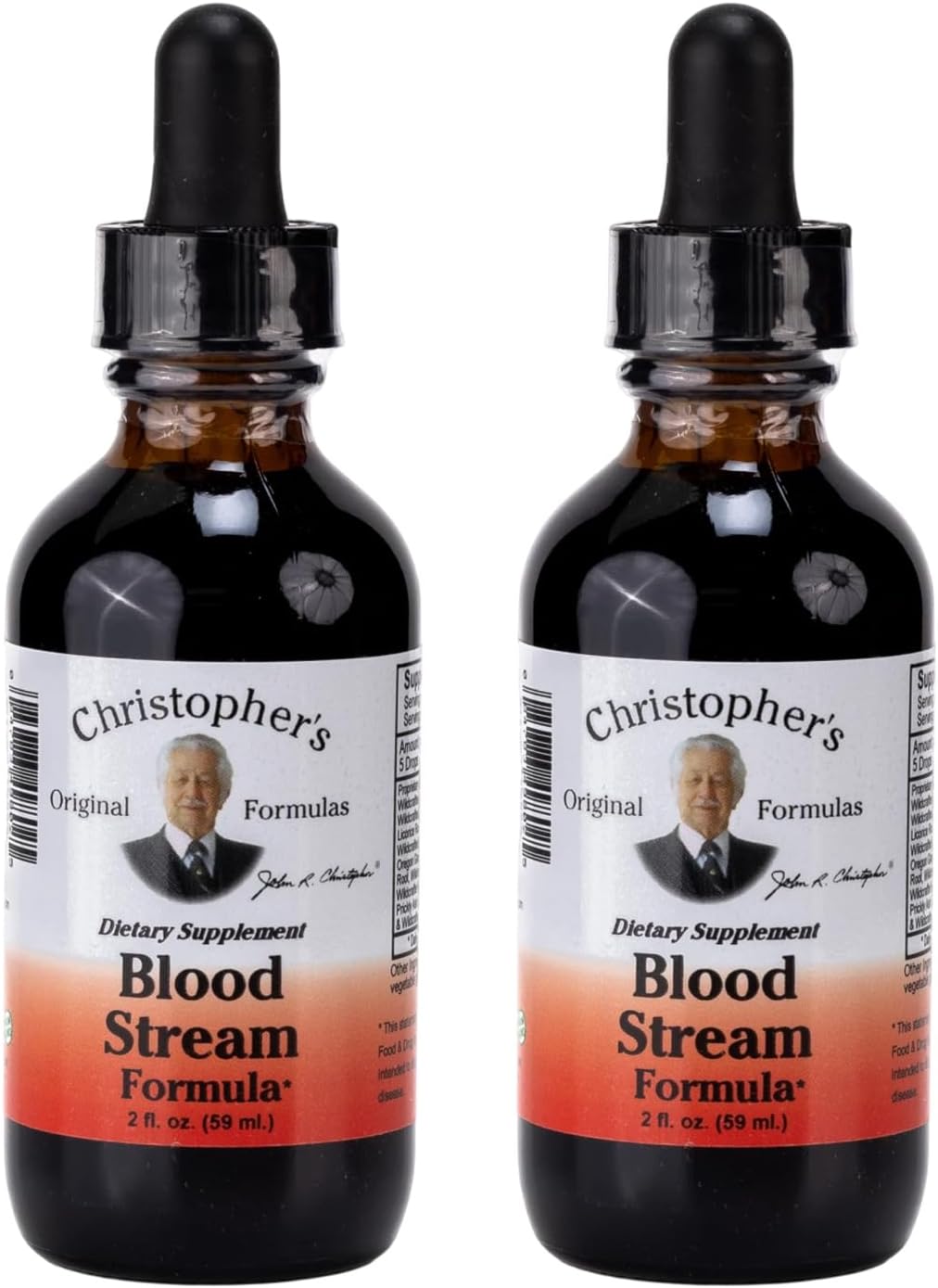 Christopher's Original Formulas Blood Stream Formula, 2 oz Glycerine Extract - Natural Herbal Blend - Pack of 2