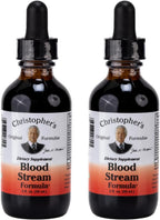 Christopher's Original Formulas Blood Stream Formula, 2 oz Glycerine Extract - Natural Herbal Blend - Pack of 2