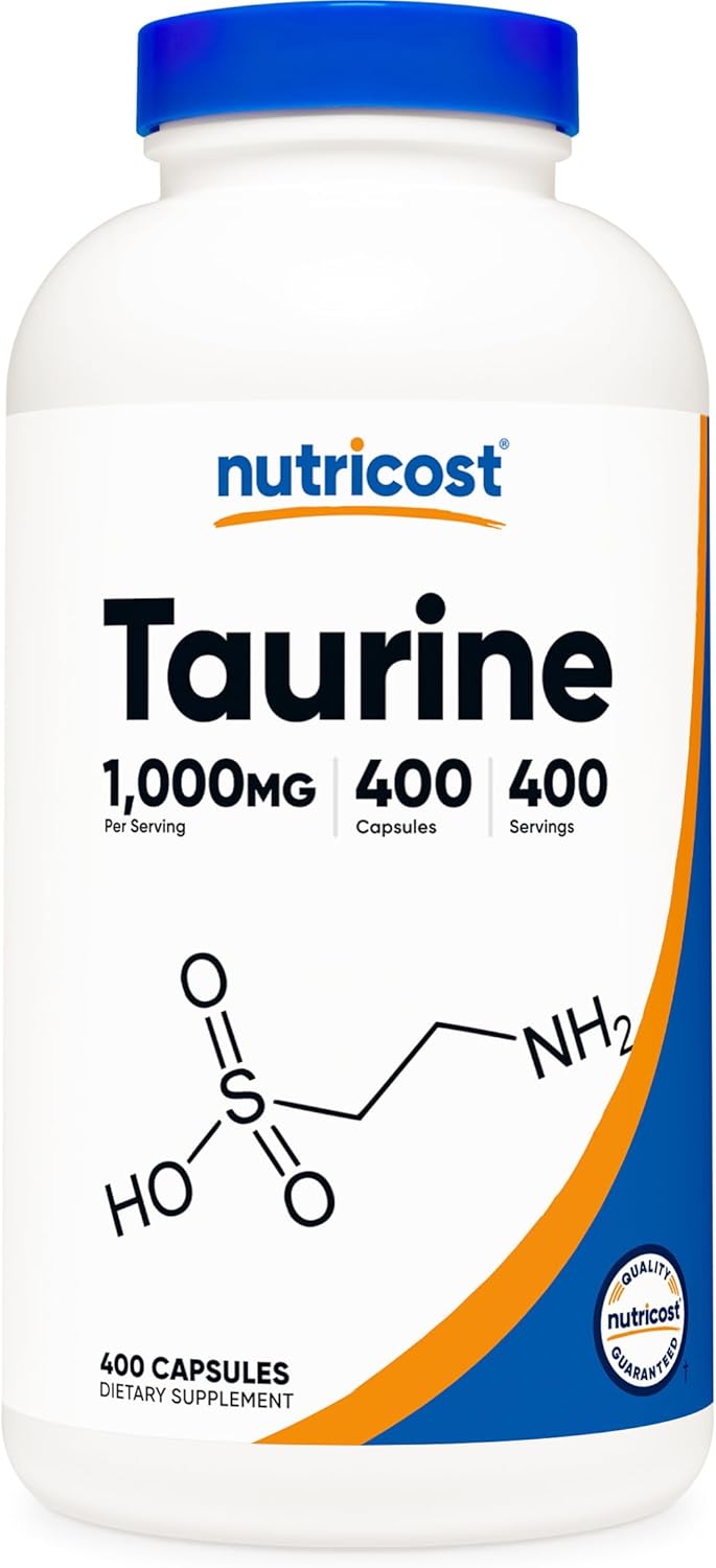 Nutricost Taurina 1000 mg - 240 Cápsulas