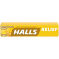 Halls Mentho-Lyptus Pastillas para la tos y anestésico oral, sabor Miel-Limón, 9 unidades (paquete de 20)