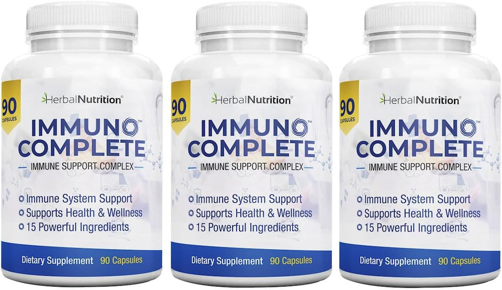 Suplemento de Apoyo Inmunológico con Vitamina C, D, Zinc y Más, 270 Cápsulas