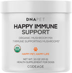 Happy Immune Support Polvo de Hongos para Perros, 7 Hongos Orgánicos, 3.5 oz