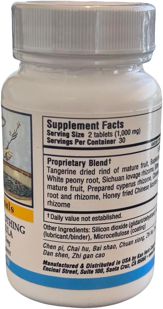 Kan Herbs Bupleurum Soothing Liver Formula 60 comprimidos
