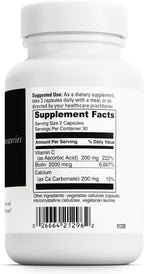 DAVINCI Labs Biotina – Suplemento con Vitamina C y Calcio – 60 Cápsulas