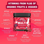 Llama Naturals Gomitas Multivitamínicas para Niños - Cherry, 180 uds.