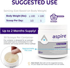 Aspire Nutrition Bio-Heal Pro+ 6-en-1 Probiótico en Polvo – Fórmula Diaria para Mujeres, Hombres y Niños – 30 Días