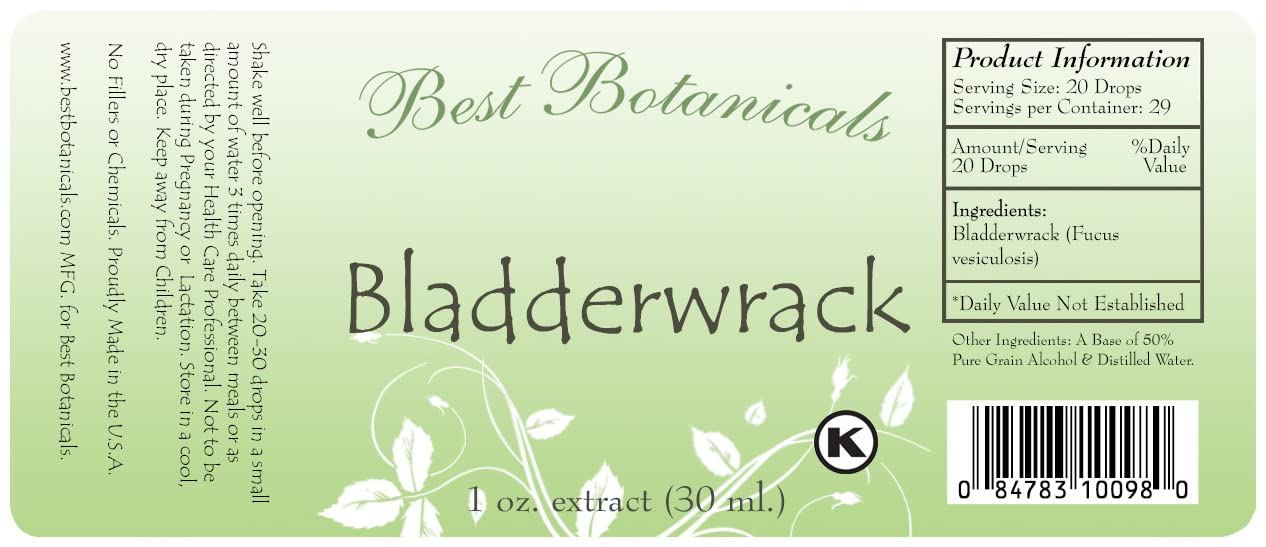 Best Botanicals Bladderwrack Extract 1 oz