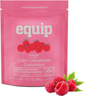 Equip Foods Core Bovine Colostrum Gummies - 60 Gominolas de Calostro Bovino, 1g por Ración, Sabor Frambuesa