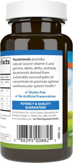 Carlson - Tocotrienoles, 40 mg, con vitamina E de fuente natural, gamma, alfa, delta, beta, de origen sostenible, 180 cápsulas blandas
