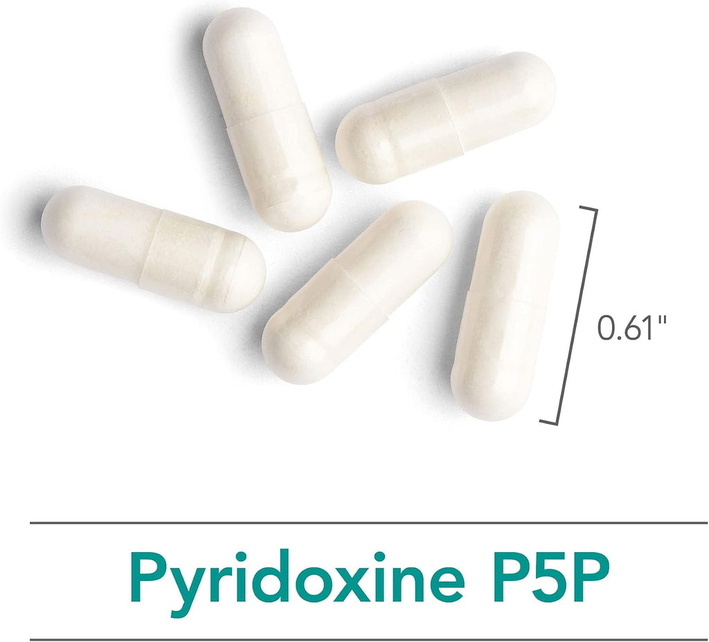 Piridoxal-5-fosfato (P5P) de Nutricology - 60 cápsulas