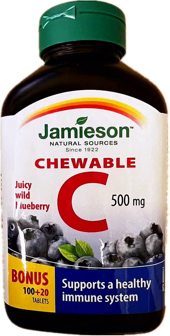 Vitamina C con Arándano Azul - 500 mg - Jamieson